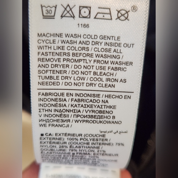 Athleta Wayfarer Bomber Jacket, Black, Size US M Tall - Picture 7 of 9